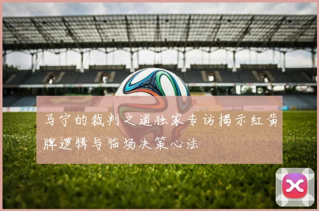 马宁的裁判之道独家专访揭示红黄牌逻辑与临场决策心法